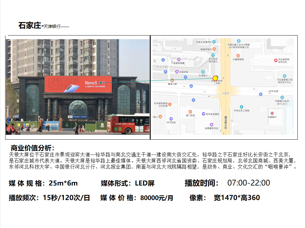 天津银行户外大屏广告